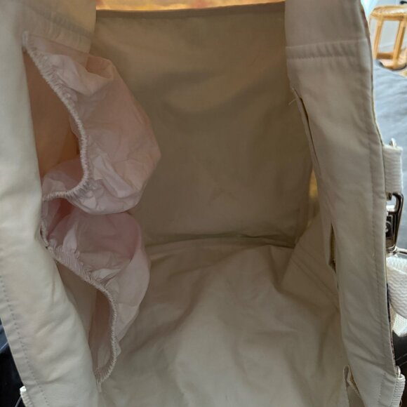 Messy Baby Diaper Bag & Changing Mat Set - Vintage Style Yellow Print - Picture 7 of 9